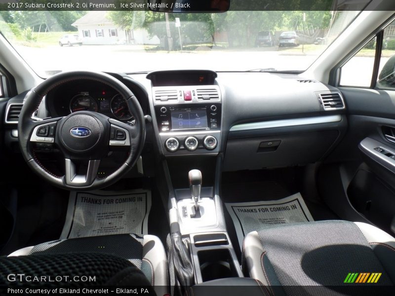 Ice Silver Metallic / Black 2017 Subaru Crosstrek 2.0i Premium