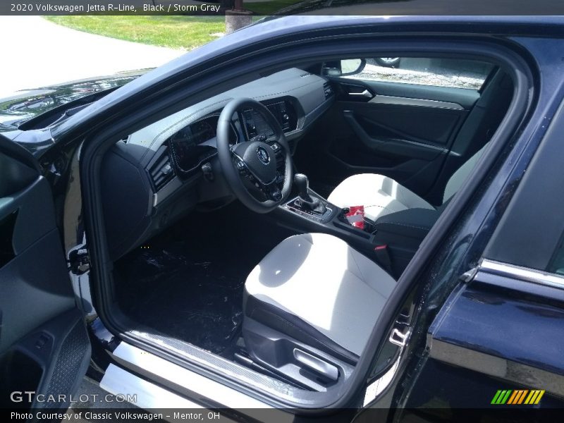 Black / Storm Gray 2020 Volkswagen Jetta R-Line