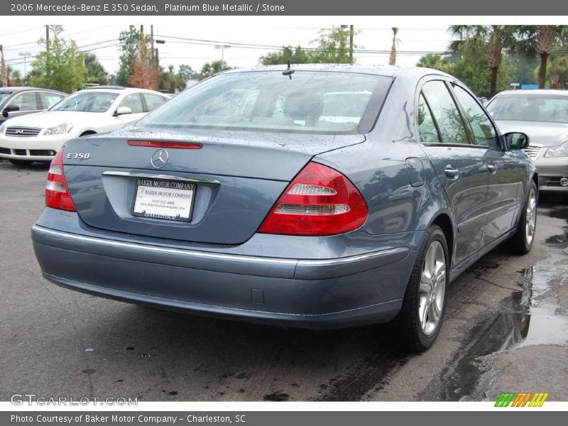 Platinum Blue Metallic / Stone 2006 Mercedes-Benz E 350 Sedan
