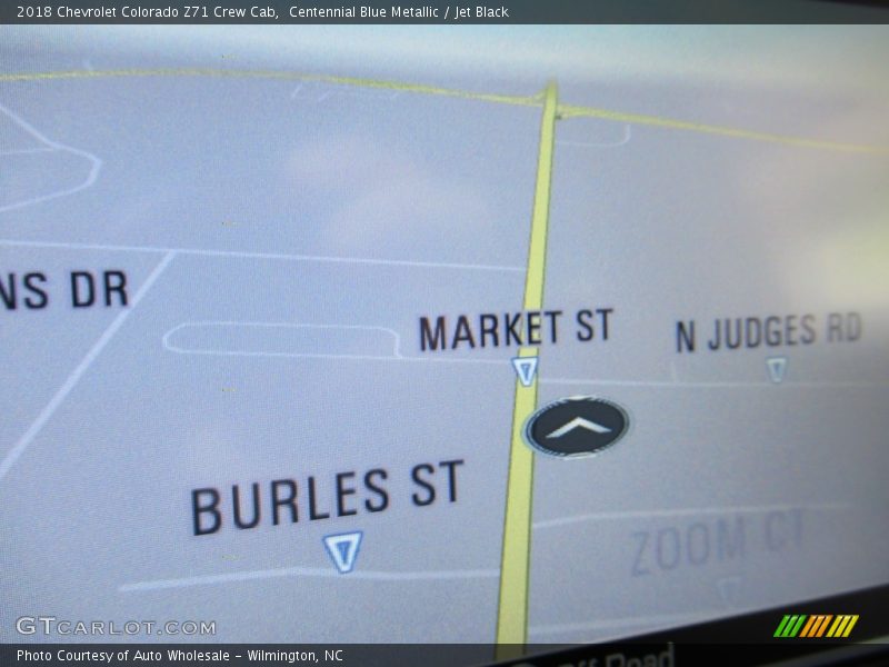 Centennial Blue Metallic / Jet Black 2018 Chevrolet Colorado Z71 Crew Cab