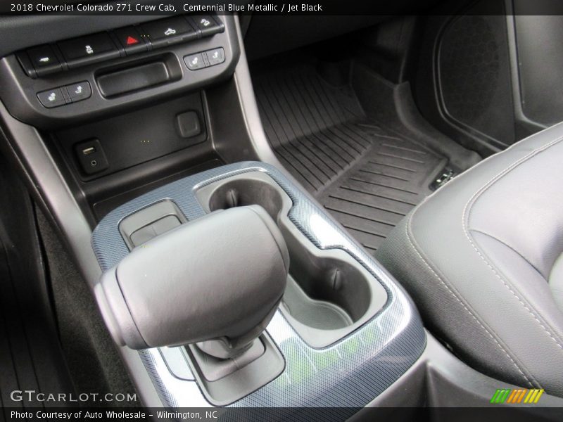 Centennial Blue Metallic / Jet Black 2018 Chevrolet Colorado Z71 Crew Cab