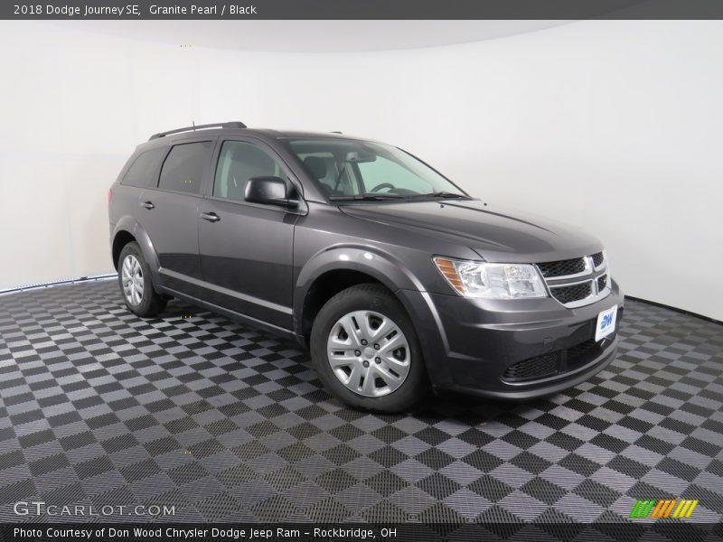 Granite Pearl / Black 2018 Dodge Journey SE