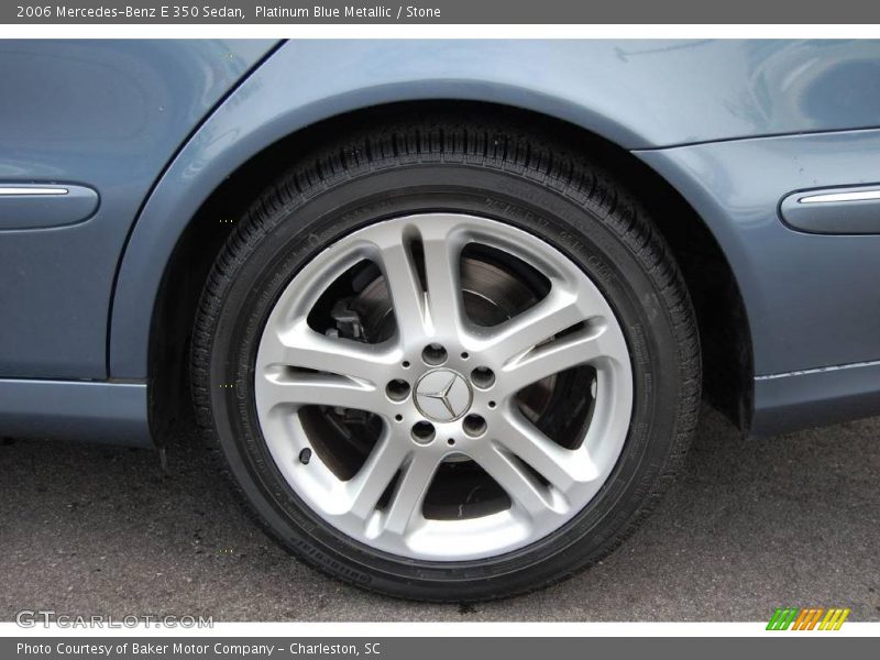 Platinum Blue Metallic / Stone 2006 Mercedes-Benz E 350 Sedan