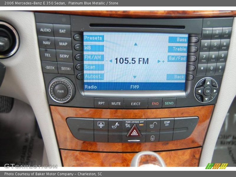 Platinum Blue Metallic / Stone 2006 Mercedes-Benz E 350 Sedan