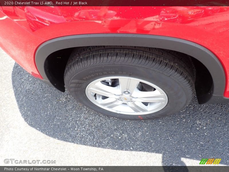 Red Hot / Jet Black 2020 Chevrolet Trax LS AWD