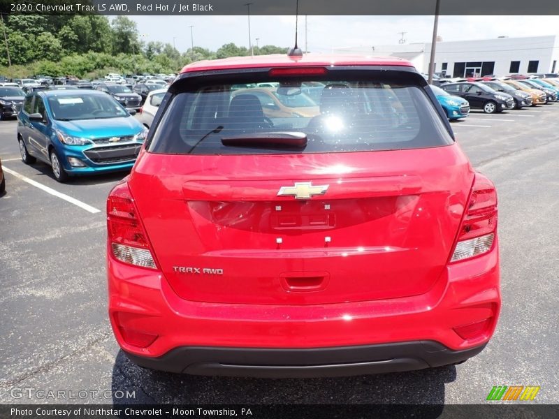 Red Hot / Jet Black 2020 Chevrolet Trax LS AWD