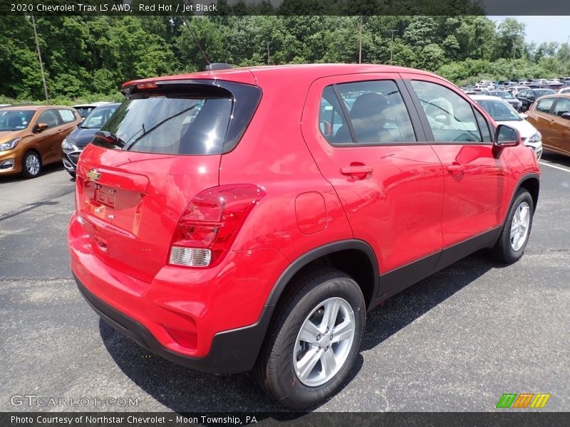 Red Hot / Jet Black 2020 Chevrolet Trax LS AWD