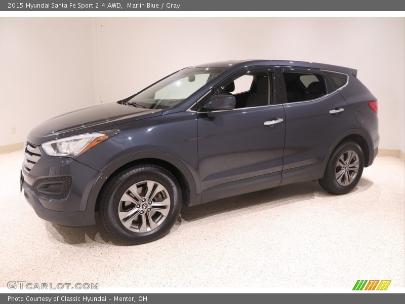 Marlin Blue / Gray 2015 Hyundai Santa Fe Sport 2.4 AWD