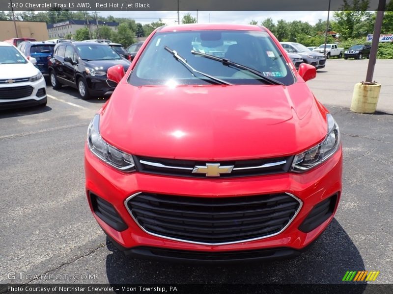 Red Hot / Jet Black 2020 Chevrolet Trax LS AWD