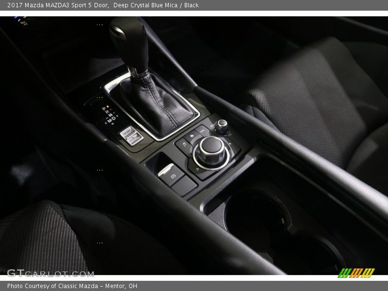 Deep Crystal Blue Mica / Black 2017 Mazda MAZDA3 Sport 5 Door