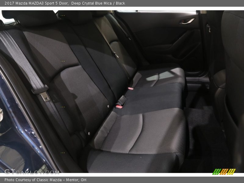 Deep Crystal Blue Mica / Black 2017 Mazda MAZDA3 Sport 5 Door