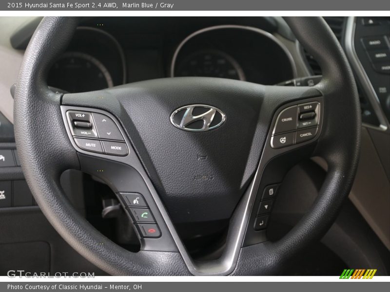 Marlin Blue / Gray 2015 Hyundai Santa Fe Sport 2.4 AWD