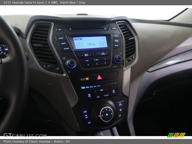 Marlin Blue / Gray 2015 Hyundai Santa Fe Sport 2.4 AWD