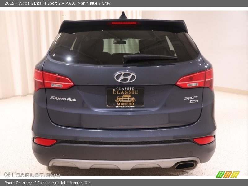 Marlin Blue / Gray 2015 Hyundai Santa Fe Sport 2.4 AWD