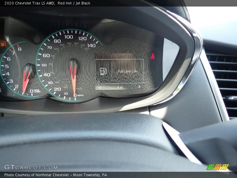 Red Hot / Jet Black 2020 Chevrolet Trax LS AWD