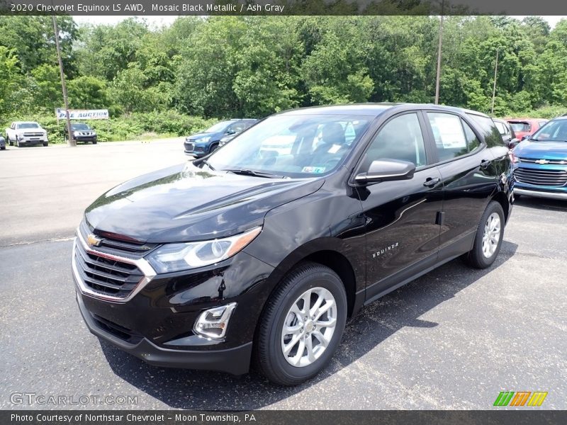 Mosaic Black Metallic / Ash Gray 2020 Chevrolet Equinox LS AWD