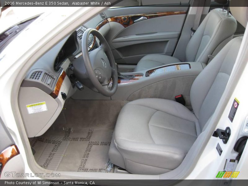 Alabaster White / Ash 2006 Mercedes-Benz E 350 Sedan