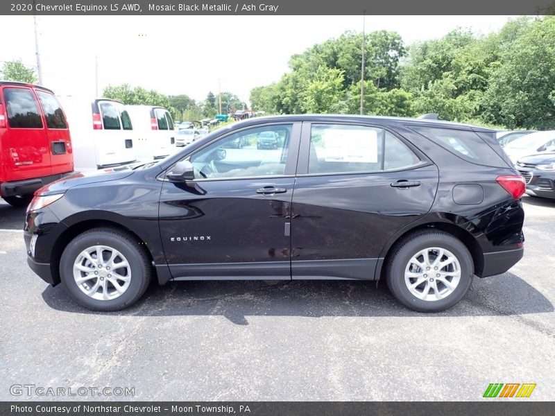 Mosaic Black Metallic / Ash Gray 2020 Chevrolet Equinox LS AWD