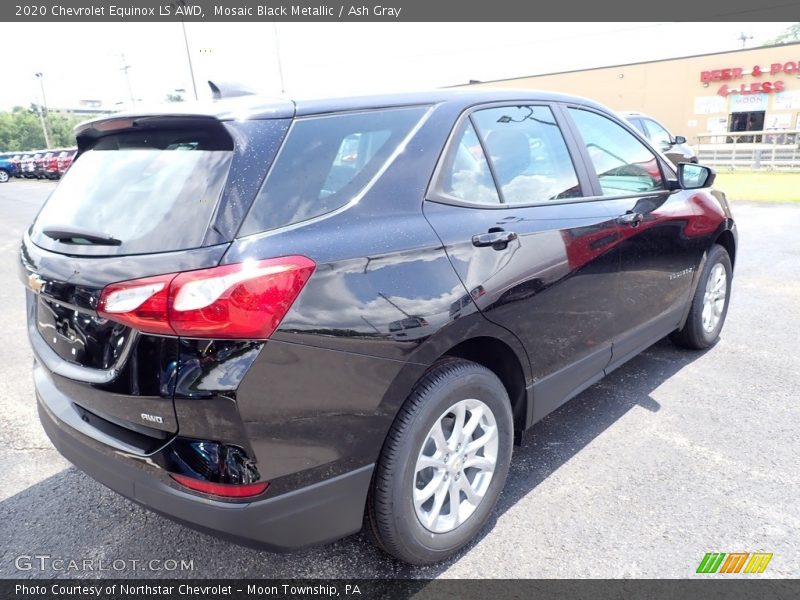 Mosaic Black Metallic / Ash Gray 2020 Chevrolet Equinox LS AWD