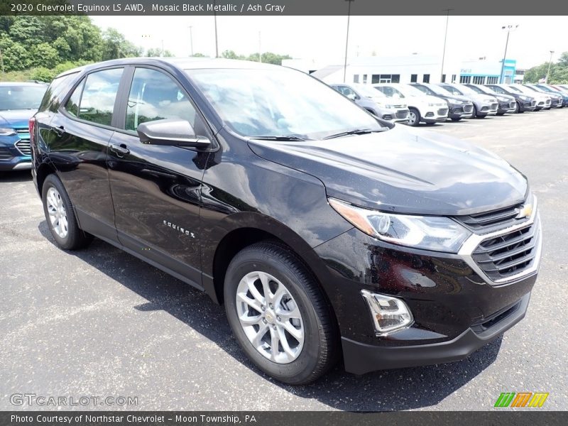 Mosaic Black Metallic / Ash Gray 2020 Chevrolet Equinox LS AWD