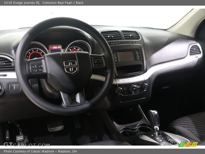 Contusion Blue Pearl / Black 2018 Dodge Journey SE