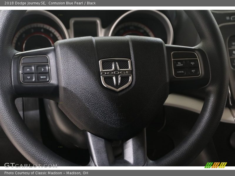 Contusion Blue Pearl / Black 2018 Dodge Journey SE