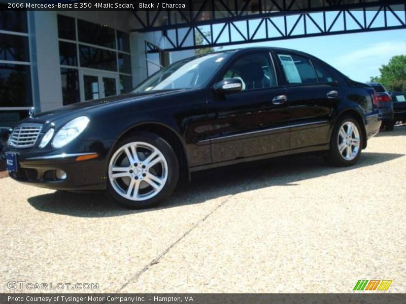Black / Charcoal 2006 Mercedes-Benz E 350 4Matic Sedan