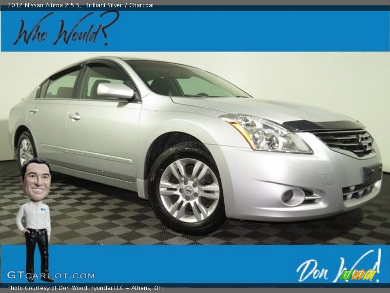 Brilliant Silver / Charcoal 2012 Nissan Altima 2.5 S