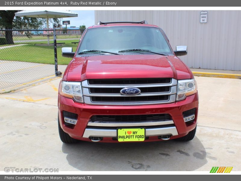 Ruby Red Metallic / Ebony 2015 Ford Expedition Platinum 4x4