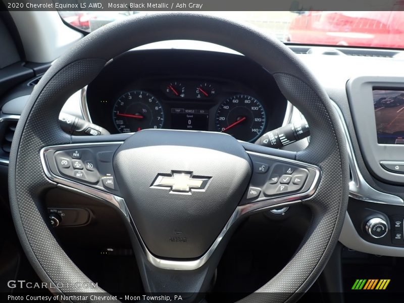 Mosaic Black Metallic / Ash Gray 2020 Chevrolet Equinox LS AWD