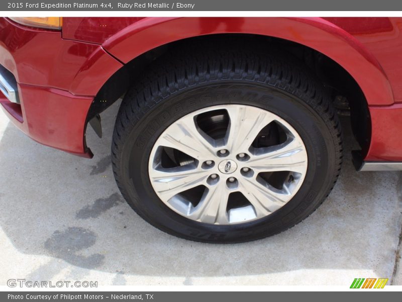 Ruby Red Metallic / Ebony 2015 Ford Expedition Platinum 4x4