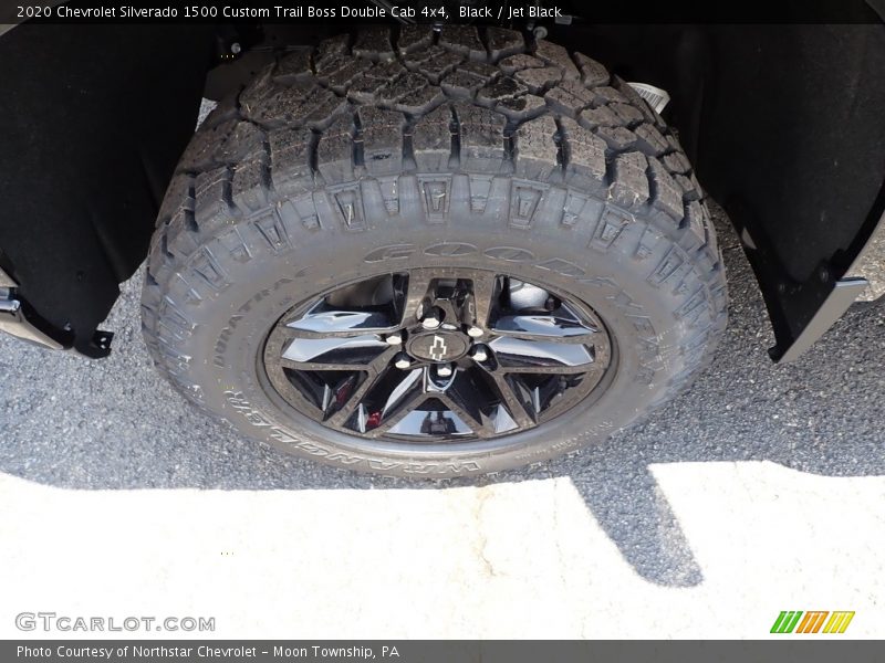 Black / Jet Black 2020 Chevrolet Silverado 1500 Custom Trail Boss Double Cab 4x4