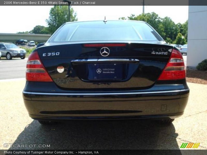 Black / Charcoal 2006 Mercedes-Benz E 350 4Matic Sedan