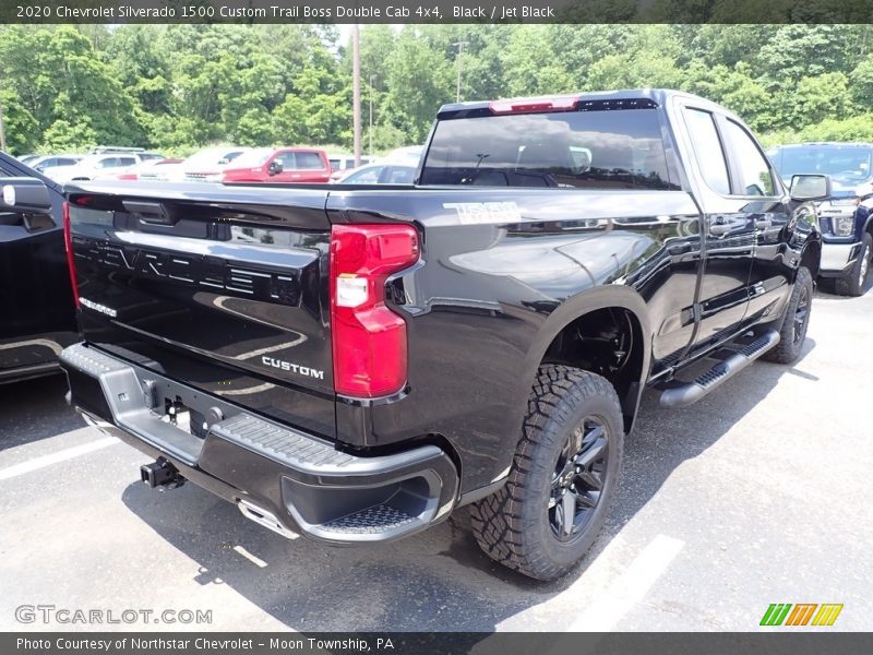 Black / Jet Black 2020 Chevrolet Silverado 1500 Custom Trail Boss Double Cab 4x4