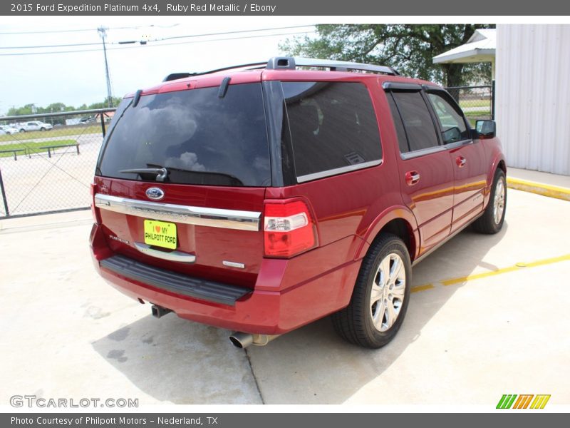 Ruby Red Metallic / Ebony 2015 Ford Expedition Platinum 4x4