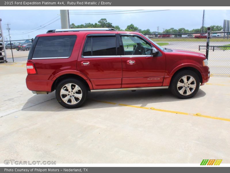 Ruby Red Metallic / Ebony 2015 Ford Expedition Platinum 4x4