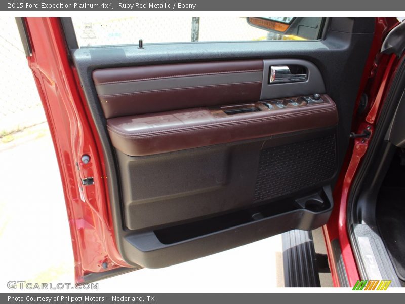 Ruby Red Metallic / Ebony 2015 Ford Expedition Platinum 4x4