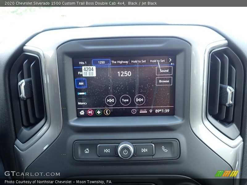 Black / Jet Black 2020 Chevrolet Silverado 1500 Custom Trail Boss Double Cab 4x4