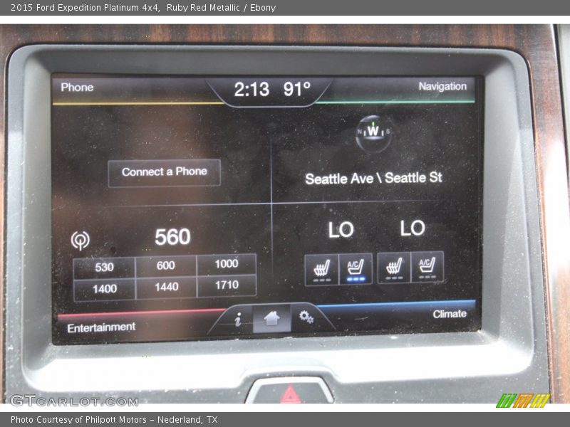 Ruby Red Metallic / Ebony 2015 Ford Expedition Platinum 4x4