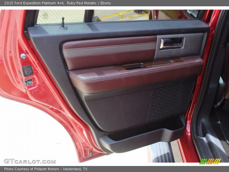 Ruby Red Metallic / Ebony 2015 Ford Expedition Platinum 4x4