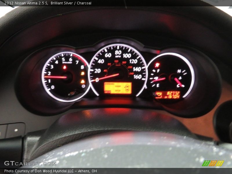 Brilliant Silver / Charcoal 2012 Nissan Altima 2.5 S