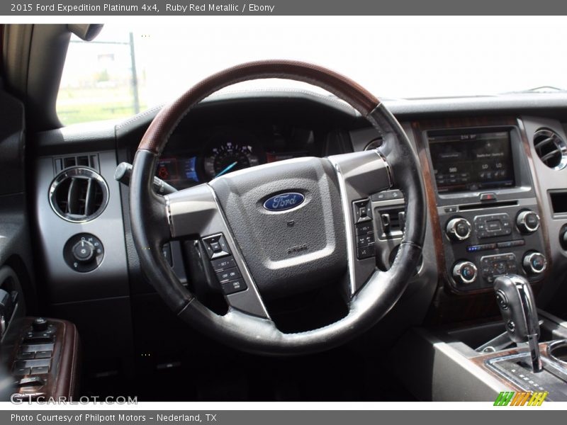 Ruby Red Metallic / Ebony 2015 Ford Expedition Platinum 4x4