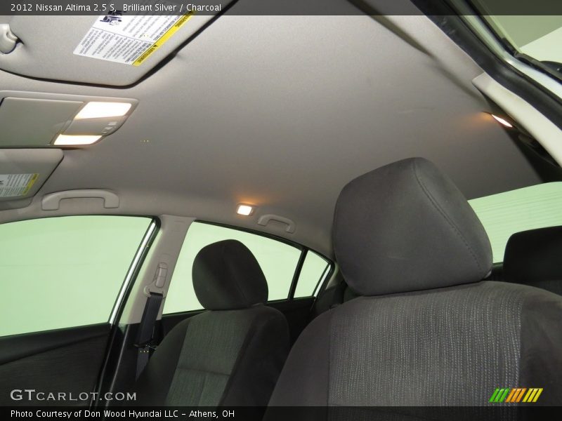 Brilliant Silver / Charcoal 2012 Nissan Altima 2.5 S