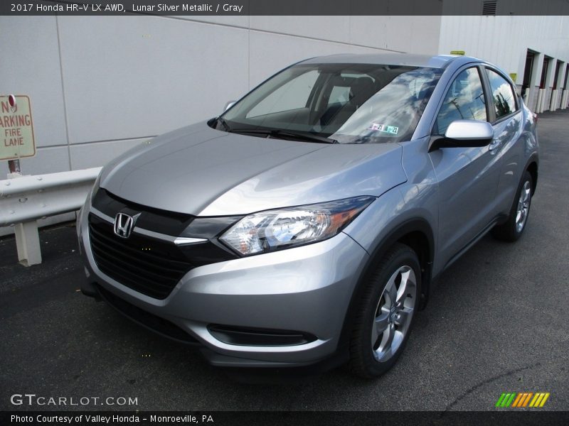 Lunar Silver Metallic / Gray 2017 Honda HR-V LX AWD