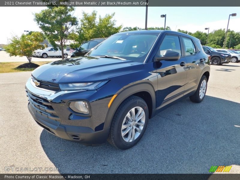 Midnight Blue Metallic / Jet Black/Medium Ash Gray 2021 Chevrolet TrailBlazer LS
