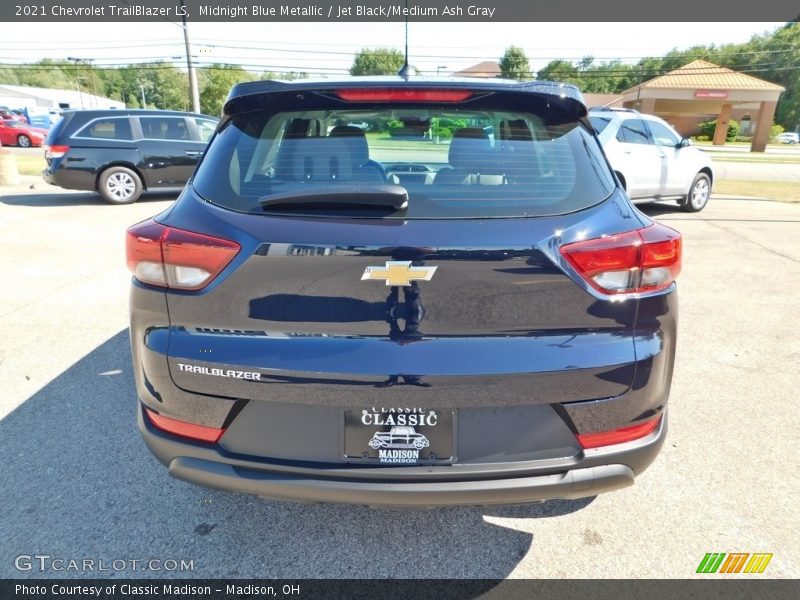 Midnight Blue Metallic / Jet Black/Medium Ash Gray 2021 Chevrolet TrailBlazer LS