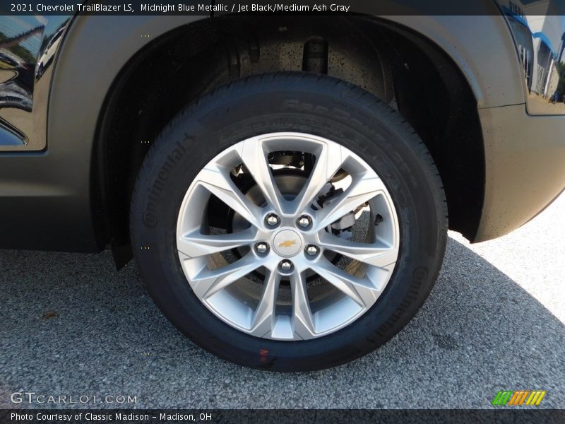 Midnight Blue Metallic / Jet Black/Medium Ash Gray 2021 Chevrolet TrailBlazer LS