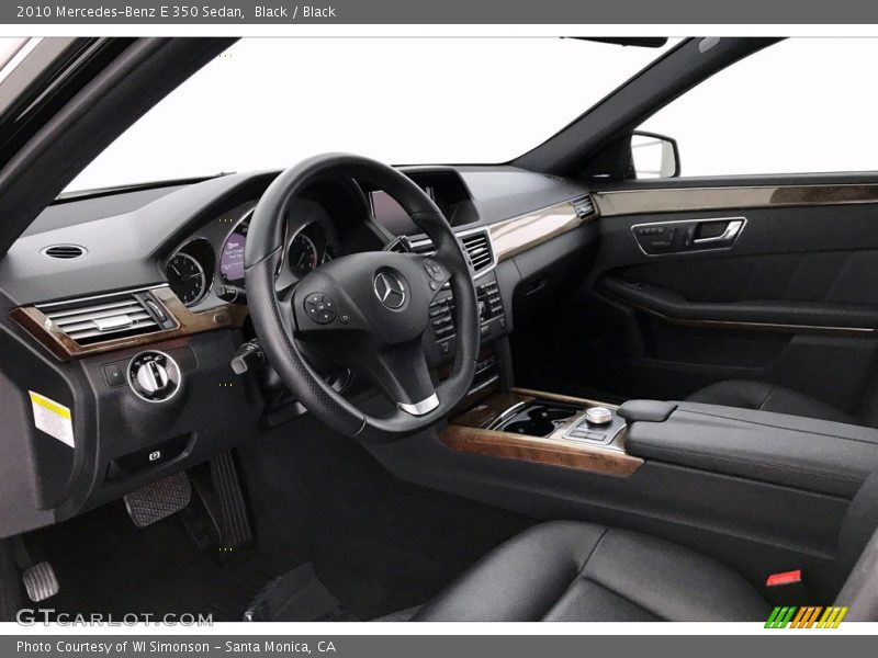 Black / Black 2010 Mercedes-Benz E 350 Sedan