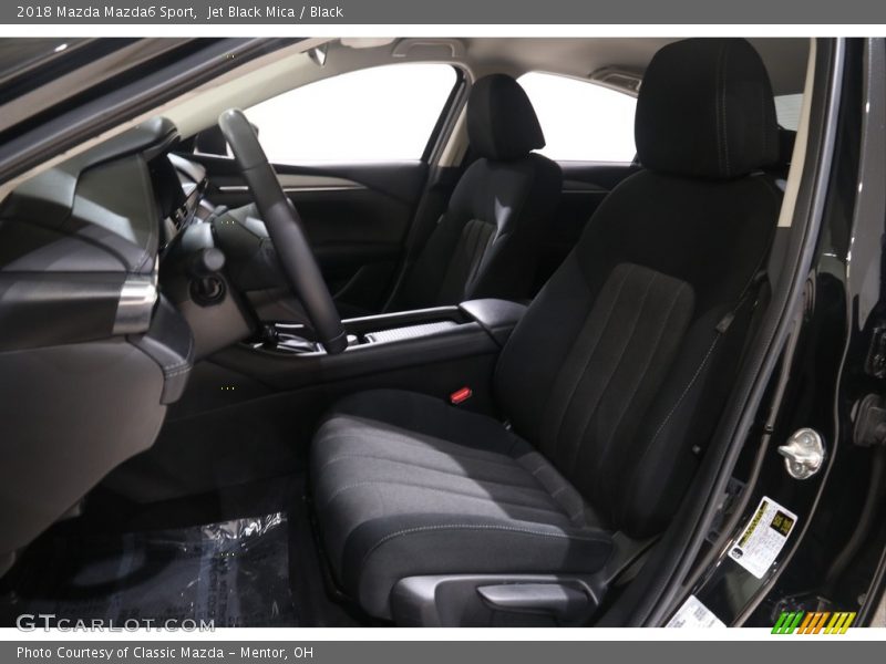 Jet Black Mica / Black 2018 Mazda Mazda6 Sport