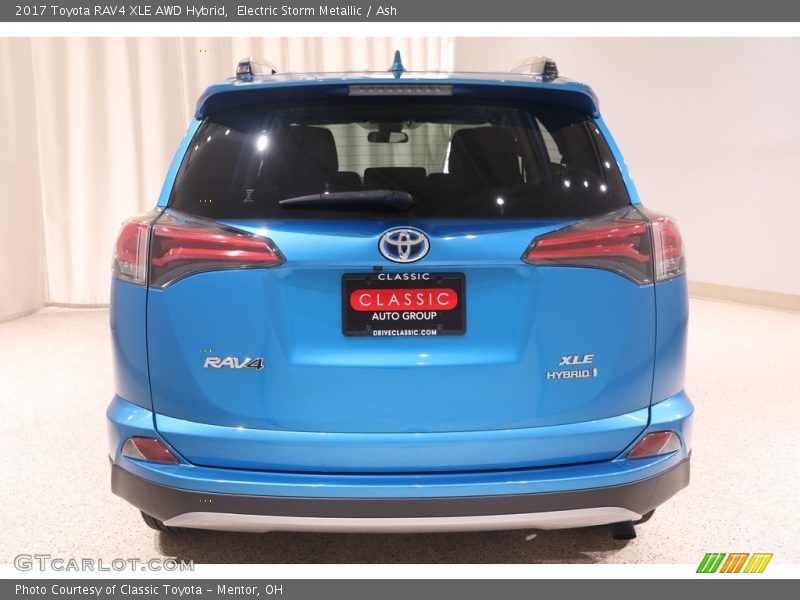 Electric Storm Metallic / Ash 2017 Toyota RAV4 XLE AWD Hybrid
